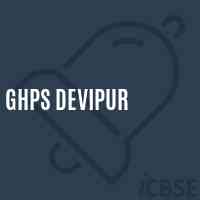 Ghps Devipur Middle School Logo