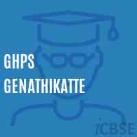 Ghps Genathikatte Middle School Logo
