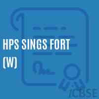 Hps Sings Fort (W) Middle School Logo
