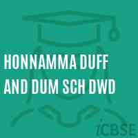 Honnamma Duff and Dum Sch Dwd Secondary School Logo
