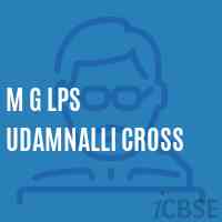 M G Lps Udamnalli Cross Primary School Logo