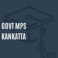 Govt Mps Kankatta Middle School Logo