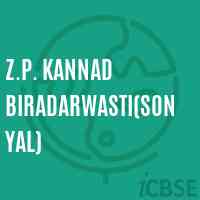 Z.P. Kannad Biradarwasti(Sonyal) Primary School Logo