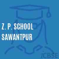 Z. P. School Sawantpur Logo