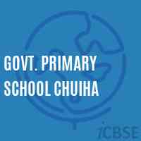 Govt. Primary School Chuiha Logo