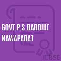 Govt.P.S.Bardih[Nawapara] Primary School Logo