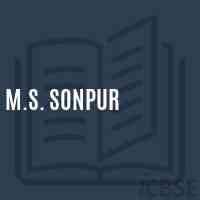 M.S. Sonpur Secondary School Logo