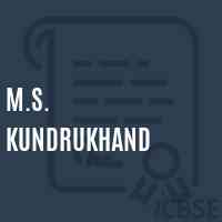 M.S. Kundrukhand Middle School Logo