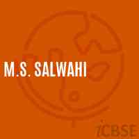 M.S. Salwahi Middle School Logo
