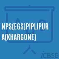 Nps(Egs)Piplipura(Khargone) Primary School Logo