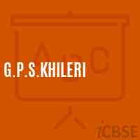 G.P.S.Khileri Primary School Logo