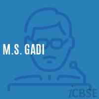 M.S. Gadi Middle School Logo
