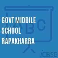 Govt Middile School Rapakharra Logo