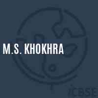 M.S. Khokhra Middle School Logo