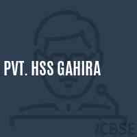 Pvt. Hss Gahira High School Logo
