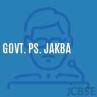 Govt. Ps. Jakba Primary School Logo
