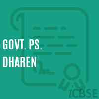 Govt. Ps. Dharen Primary School Logo