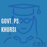 Govt. Ps. Khursi Primary School Logo