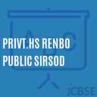 Privt.Hs Renbo Public Sirsod Secondary School Logo