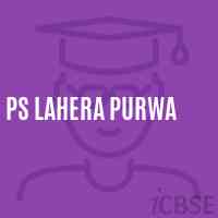 Ps Lahera Purwa Primary School Logo