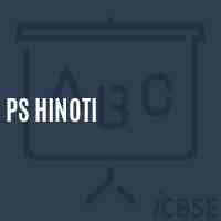 Ps Hinoti Primary School Logo