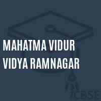Mahatma Vidur Vidya Ramnagar Middle School Logo