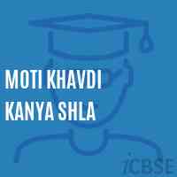 Moti Khavdi Kanya Shla Middle School Logo