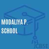 Modaliya P. School Logo