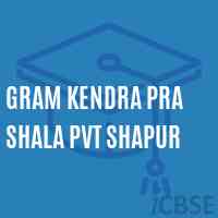 Gram Kendra Pra Shala Pvt Shapur Middle School Logo