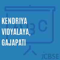 Kendriya Vidyalaya, Gajapati Secondary School Logo