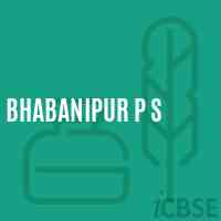 Bhabanipur P S Primary School Logo