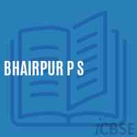 Bhairpur P S Primary School Logo