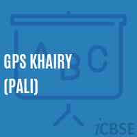 Gps Khairy (Pali) Primary School Logo