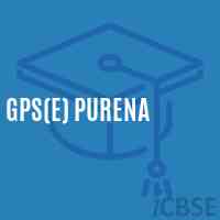 Gps(E) Purena Primary School Logo