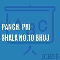 Panch. Pri Shala No.10 Bhuj Middle School Logo