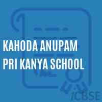 Kahoda Anupam Pri Kanya School Logo