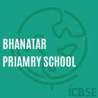 Bhanatar Priamry School Logo