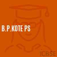 B.P.Kote Ps Primary School Logo