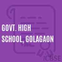 Govt. High School, Golagaon Logo