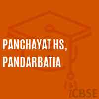Panchayat Hs, Pandarbatia School Logo