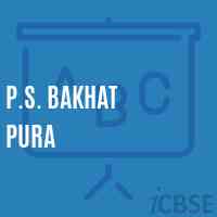 P.S. Bakhat Pura Primary School Logo