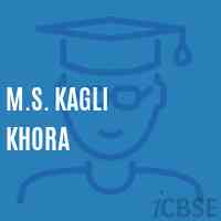 M.S. Kagli Khora Middle School Logo