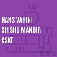 Hans Vahini Shishu Mandir Cskf Primary School Logo