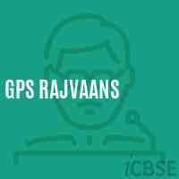 Gps Rajvaans Primary School Logo