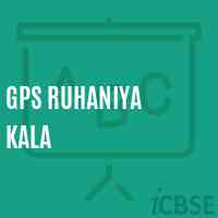 Gps Ruhaniya Kala Primary School Logo