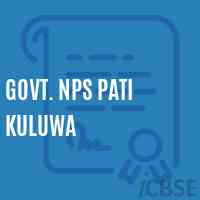 Govt. Nps Pati Kuluwa Primary School Logo