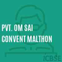 Pvt. Om Sai Convent Malthon Primary School Logo