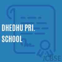 Dhedhu Pri. School Logo