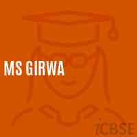 Ms Girwa Middle School Logo