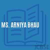 Ms. Arniya Bhau Middle School Logo